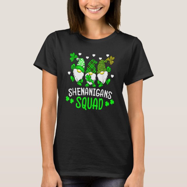 Sonnenzeit für Shenanigans Squad St Patrick's Day T-Shirt (Vorderseite)