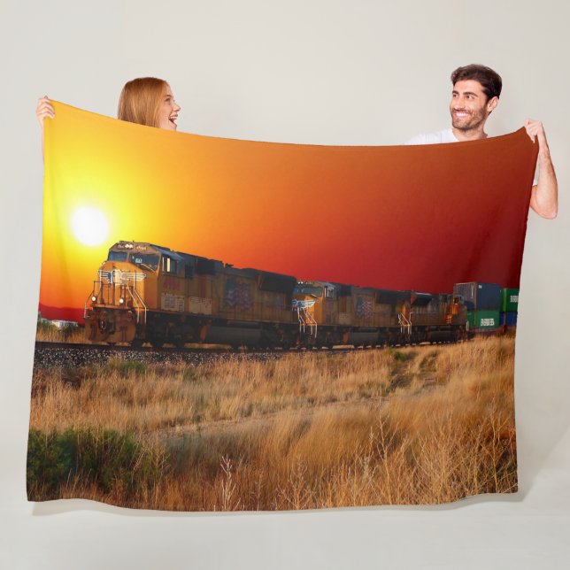 SONNENZUG FLEECEDECKE (Beispiel)