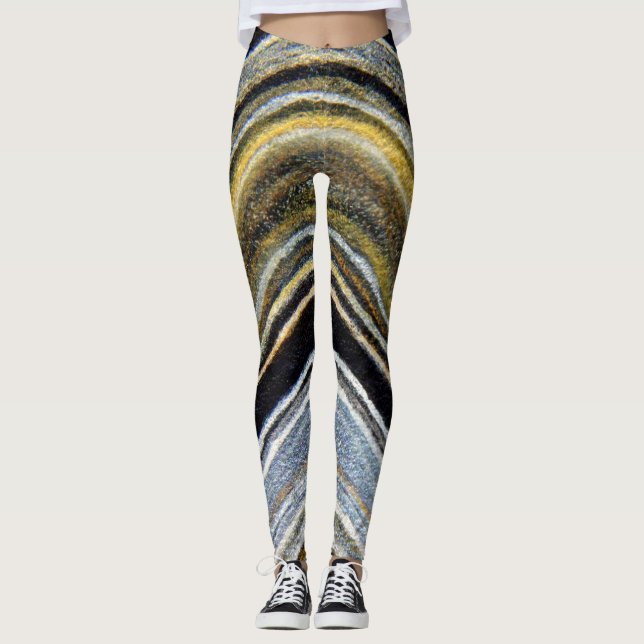 Sonneries de Saturne leggings métalliques (Devant)