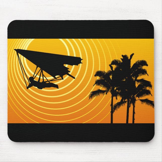 Sonneszenen-Drachenfliegen Mousepad (Vorne)