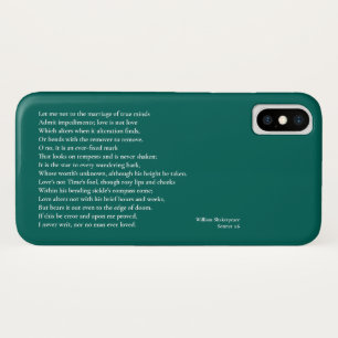 Sonnet 116 Lass mir nicht zur Verheiratung wahren  Case-Mate iPhone Hülle