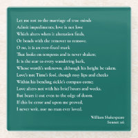 Sonnet 116 Lass mir nicht zur Verheiratung wahren