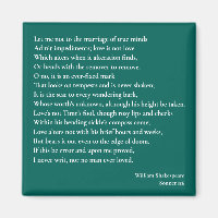 Sonnet 116 Lass mir nicht zur Verheiratung wahren