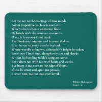 Sonnet 116 Lass mir nicht zur Verheiratung wahren