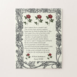 Sonnet # 18 von William Shakespeare