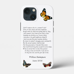Sonnet # 18 von William Shakespeare Case-Mate iPhone Hülle