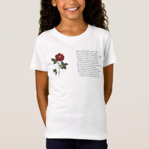 Sonnet # 18 von William Shakespeare T-Shirt