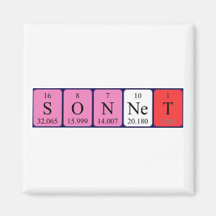 Sonnet-Periodenmagnetmagnet Magnet
