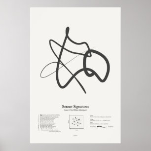 Sonnet-Signaturen: Sonnet 35 Poster