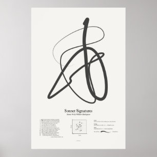 Sonnet-Signaturen: Sonnet 96 Poster