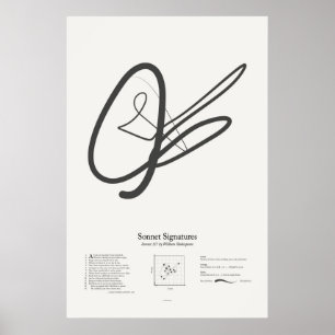 Sonnetsignaturen: Sonnet 117 Poster
