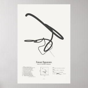 Sonnetsignaturen: Sonnet 131 Poster