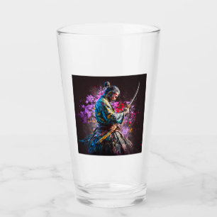 Sonnette en verre de peinture Samurai