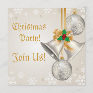 Sonnettes Et Ornements De Noël Invitation De Fête