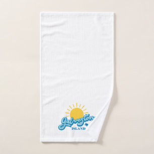 Sonnig! Galveston Island Texas Handtuch