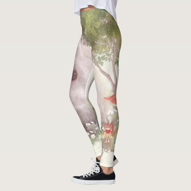 Sonnig mit Blume Leggings (Links)
