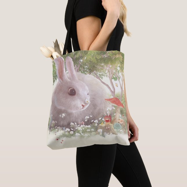 Sonnig mit Blume Tasche (Von Nahem)
