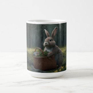 Sonnig mit Korbgeflecht in der Woods-Tasse Kaffeetasse