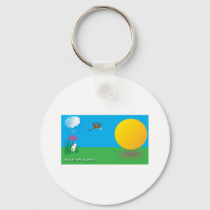 Sonnig-Regnerischer Tag Schlüsselanhänger