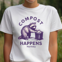 Sonnig, sarkastisch, Waschbär, gerecycelt, Shirt