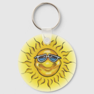 sonnig schlüsselanhänger