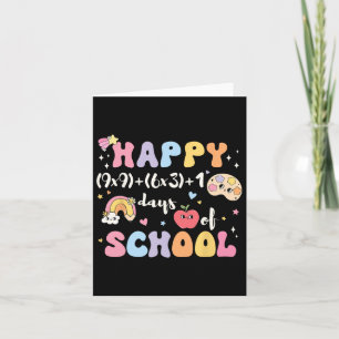 Sonnige 100. Tag Mathematik Formel 100 Tage der Sc Karte