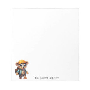 Sonnige Abenteuer mit Beachy Bear 5.5 x 6 Notizblock