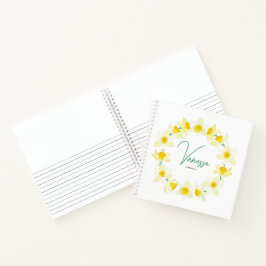 Sonnige Affodien. Notizbuch