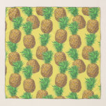 Sonnige Ananas Schal<br><div class="desc">Ich hatte Ananas mit Tintenmarkern auf dem Papier gezeichnet,  dann habe ich das Muster in Fotoshop gemacht.</div>