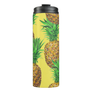 Sonnige Ananas Thermosbecher