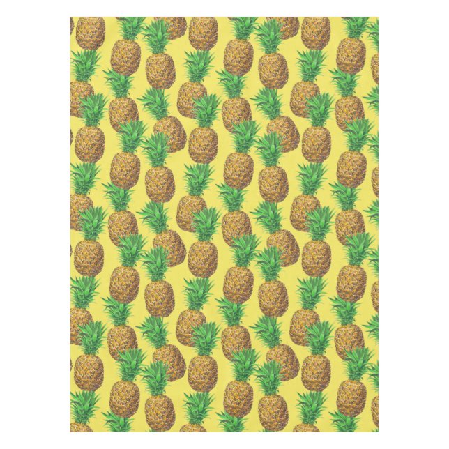 Sonnige Ananas Tischdecke (Vorderseite)