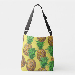 Sonnige Ananas Tragetaschen Mit Langen Trägern