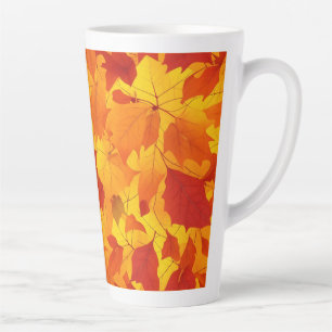 Sonnige Blätter im Herbst Milchtasse
