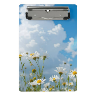 Sonnige Blütenblätter Mini Klemmbrett