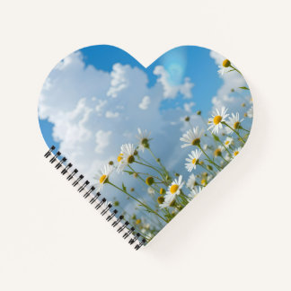 Sonnige Blütenblätter Notizbuch