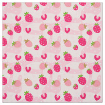 Sonnige Erdbeeren und Wirbel in Rosa,