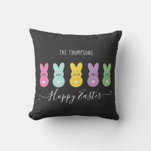 Sonnige Familie von 5 Ostern Kissen