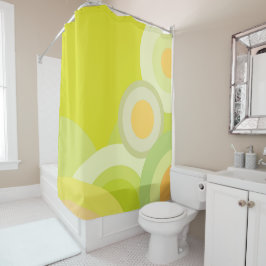 Sonnige Farben Duschvorhang