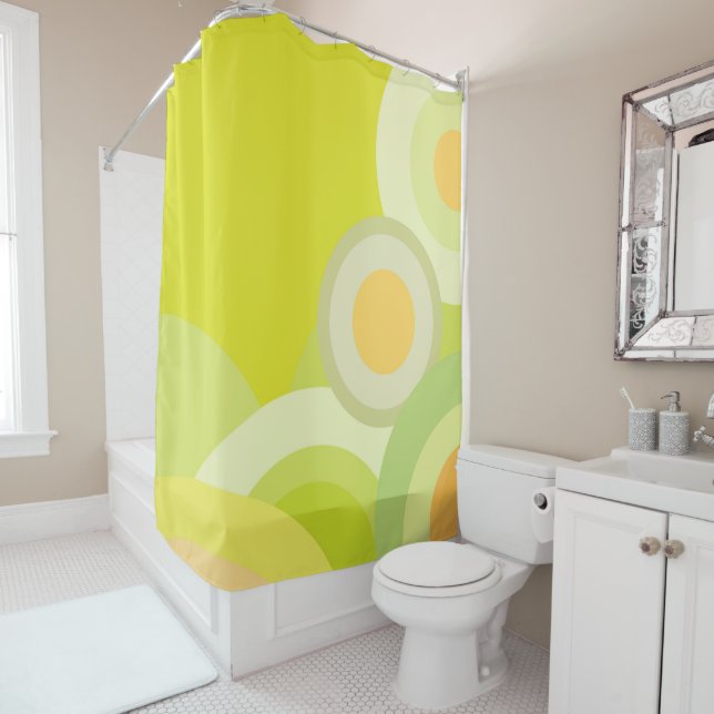 Sonnige Farben Duschvorhang (Beispiel)