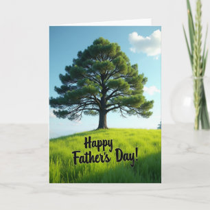 Sonnige Fathers Day Szene Karte