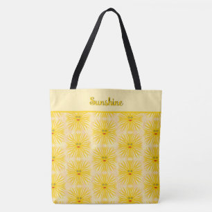 Sonnige gelbe rote Sonne Gesicht Kinder Strand dru Tasche