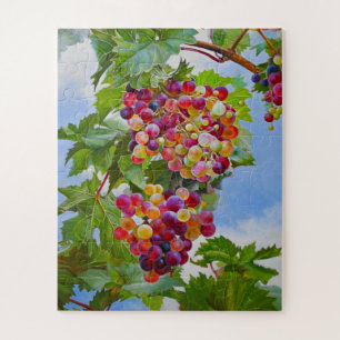 Sonnige Grapevine - Farbenfrohe Trauben