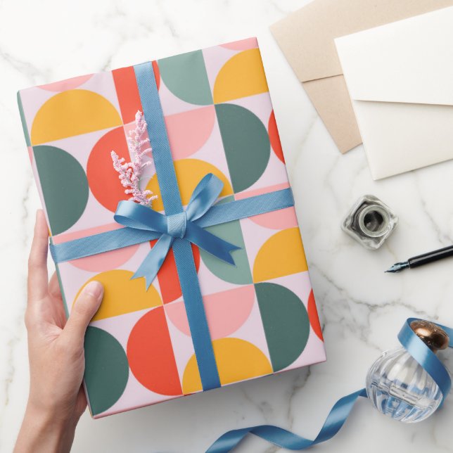 Sonnige Halbmonde Geschenkpapier (Schenken)