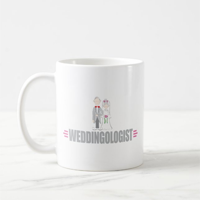 Sonnige Hochzeit Kaffeetasse (Links)