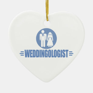 Sonnige Hochzeit Keramikornament