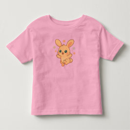 Sonnige Hüpfer-Häschen-Individualillustration für Kleinkind T-shirt