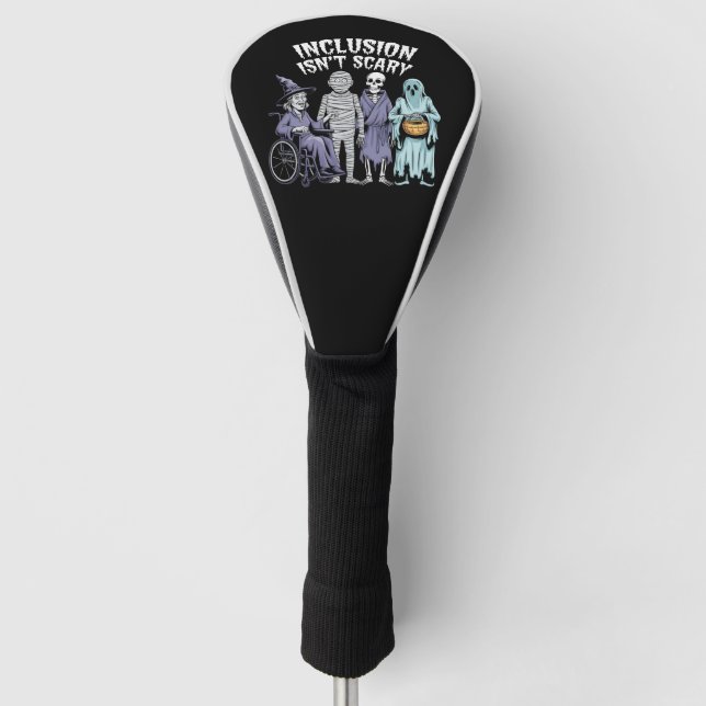 Sonnige Inklusion ist kein Beängstigender Lehrer H Golf Headcover (Vorderseite)
