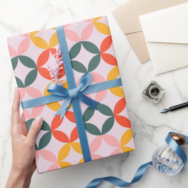 Sonnige Kreise Geschenkpapier (Schenken)