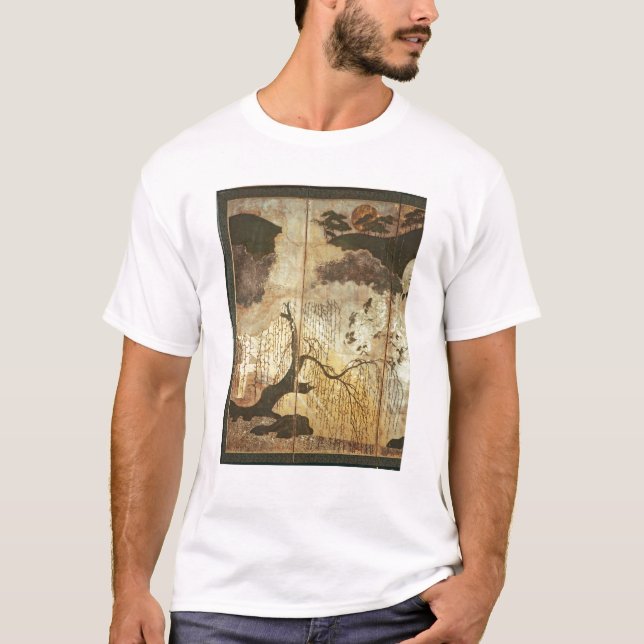 Sonnige Landschaft T-Shirt (Vorderseite)