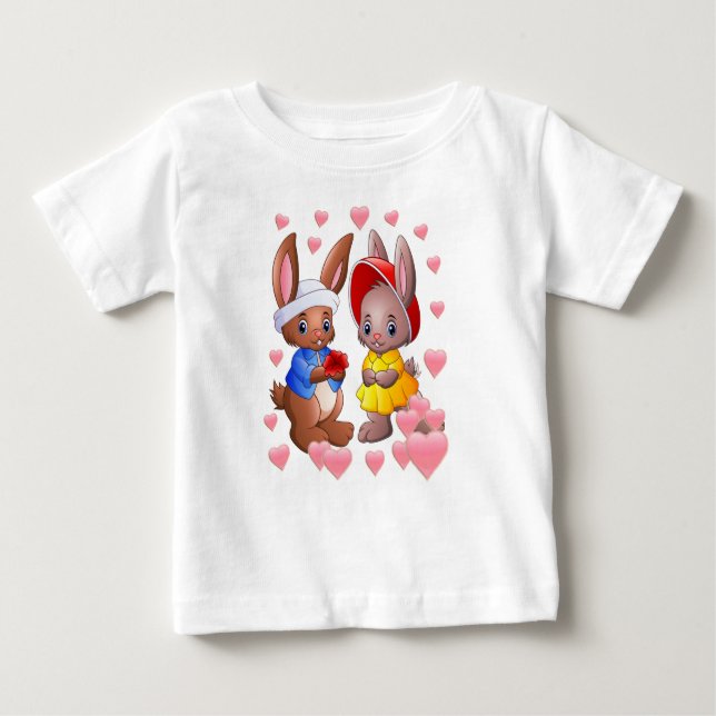 Sonnige Liebe Baby T-shirt (Vorderseite)